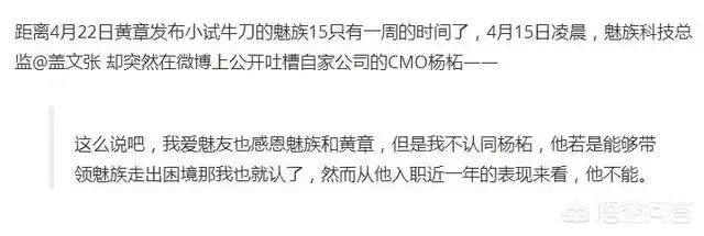 魅族的内讧,会给魅族带来哪些不良反应?