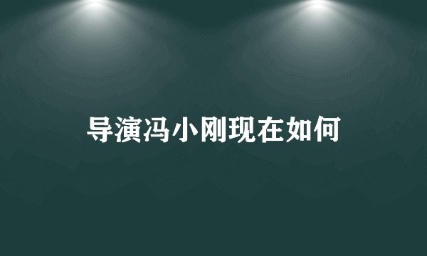 导演冯小刚现在如何