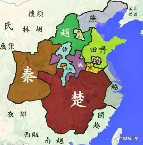 在战国时期,湖南省属哪个国家?