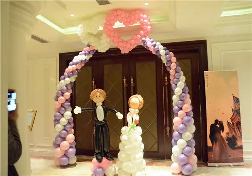 气球婚庆布置效果图2017款 婚礼布置气球怎么布置