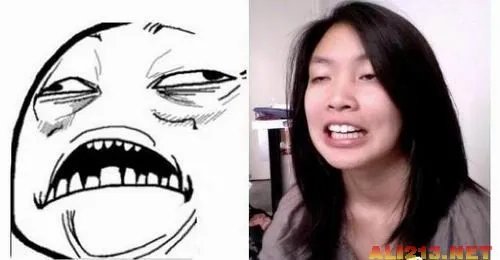 爆强表情帝！国内男女屌丝演绎真人版暴走漫画