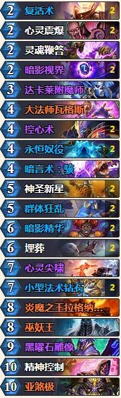 《炉石传说》暗影崛起狂野卡组推荐