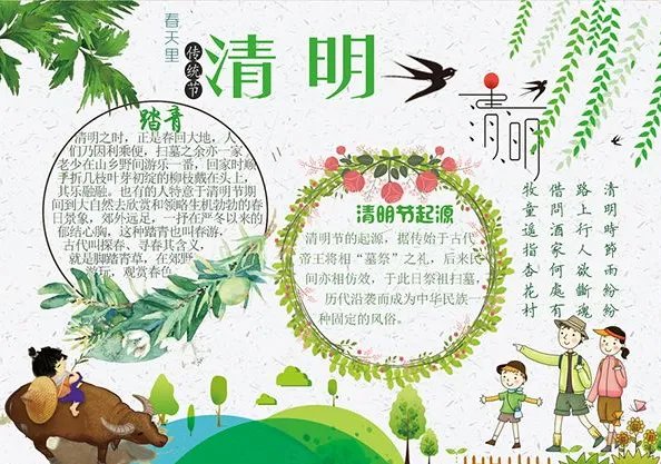 2020抗疫情清明节手抄报一等奖