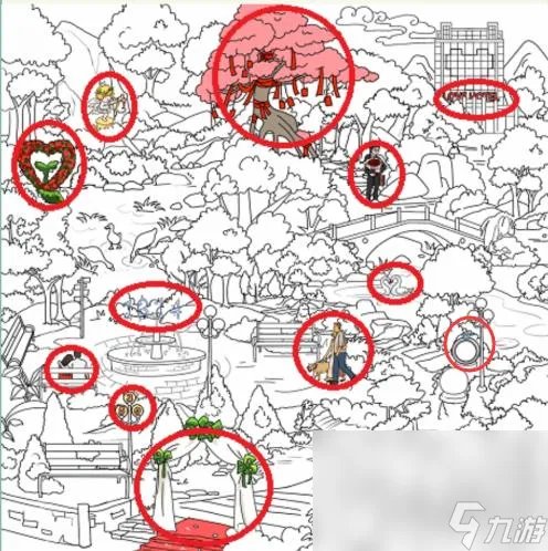 疯狂梗传找出十二个爱情元素通关方法