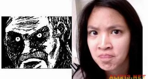 爆强表情帝！国内男女屌丝演绎真人版暴走漫画