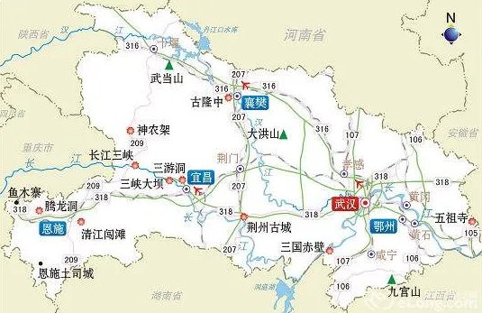 湖北地图高清版大图可放大图片