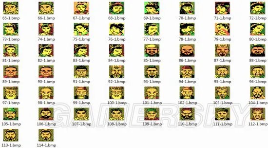 《三国志》武将头像 三国志历代武将头像大全