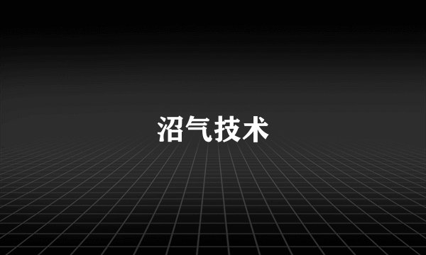 沼气技术