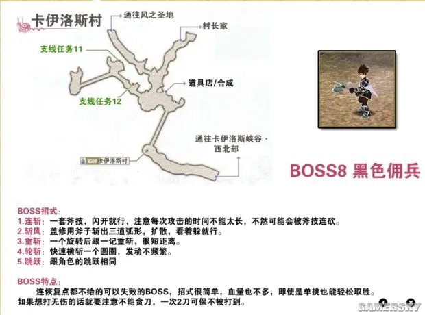 《伊苏7》全收集地图与流程攻略 武器道具入手方法及合成素材全解
