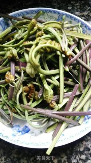 辣椒炒蕨菜