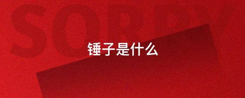 锤子是什么