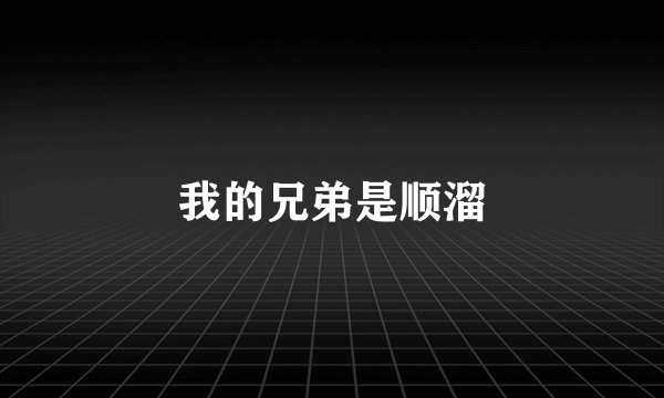 我的兄弟是顺溜