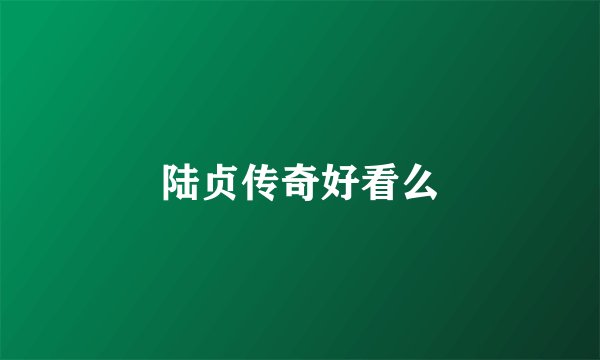 陆贞传奇好看么