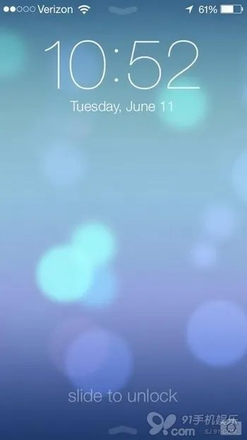 iOS7一直卡在锁屏界面,打不开进不了主屏幕?