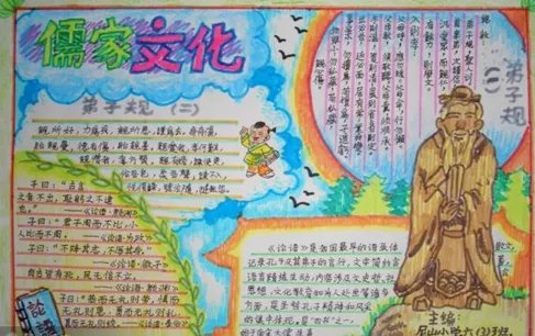 儒家经典手抄报