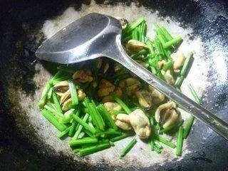 韭菜花炒淡菜