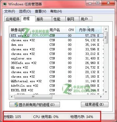 内存使用率多少是正常