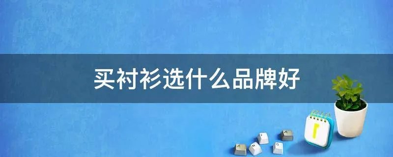 买衬衫选什么品牌好