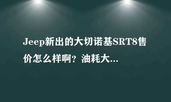 Jeep新出的大切诺基SRT8售价怎么样啊？油耗大不大啊？