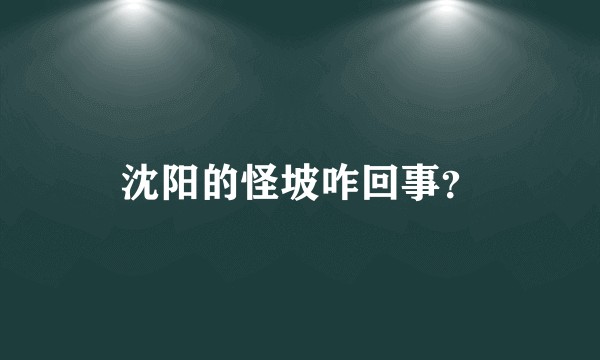 沈阳的怪坡咋回事？