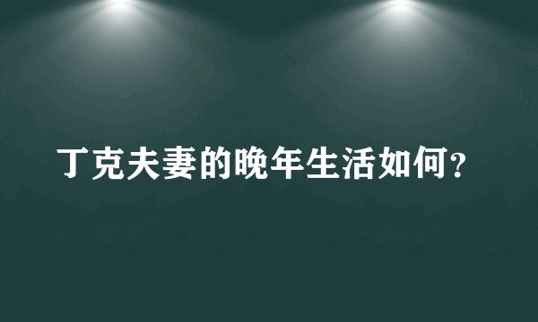 丁克夫妻的晚年生活如何？