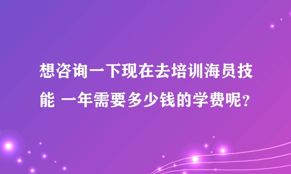 想咨询一下现在去培训海员技能 一年需要多少钱的学费呢？