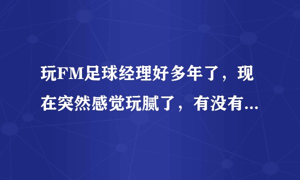 玩FM足球经理好多年了,现在突然感觉玩腻了,有没有什么有趣或不为人知的好玩玩法?