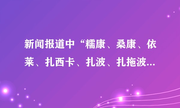 新闻报道中“糯康、桑康、依莱、扎西卡、扎波、扎拖波等6名被告人”为什么要加一个“等”字？
