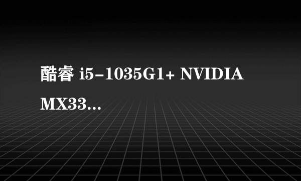 酷睿 i5-1035G1+ NVIDIA MX330能干嘛？